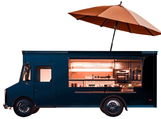 Dunes Trailer Umbrella food truck